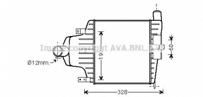 AVA QUALITY COOLING ola4415 -  Интеркулер